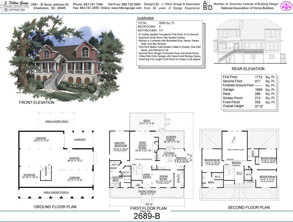 J. Hilton Googe Design Group, Inc. : Stock Plan #2689-B